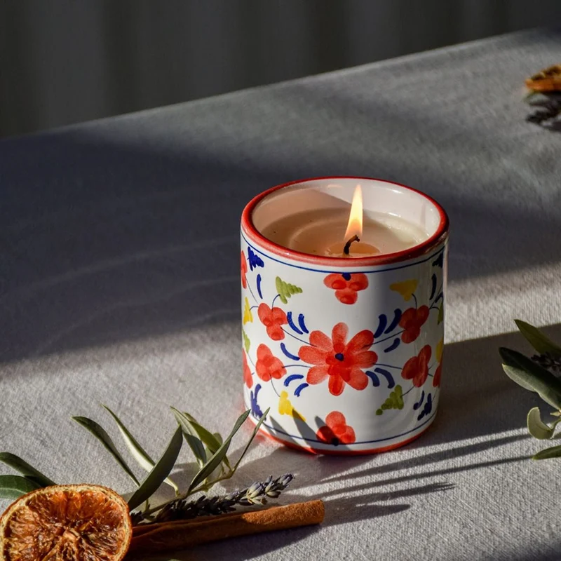 Bougie parfumée Tomate Basilic - La Belle Mèche x Molleni