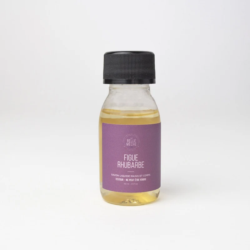 Testeur Savon Liquide parfumé Figue Rhubarbe