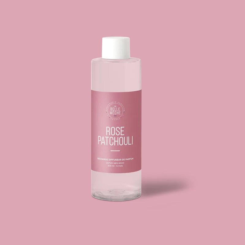 Recharge Diffuseur Rose Patchouli et 10 tiges