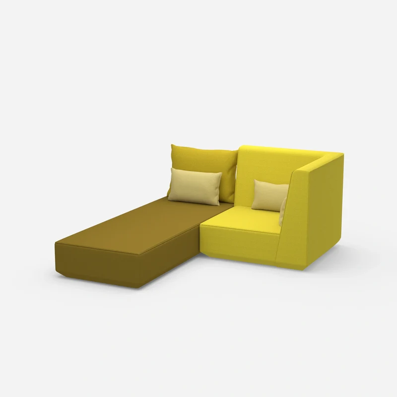 Schlafsofa mit Sessel