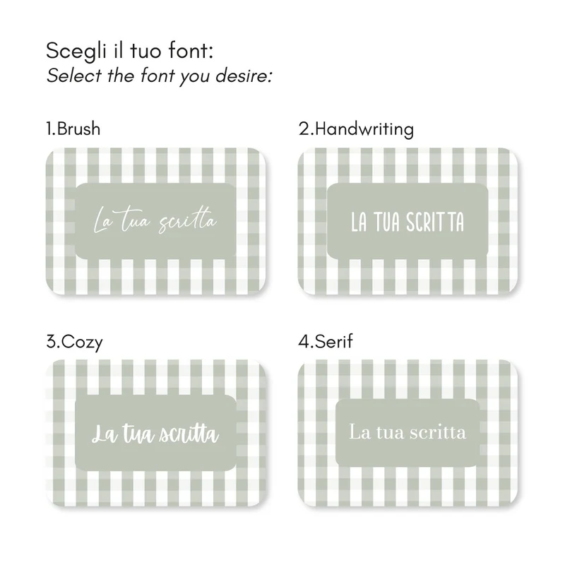 Paillasson à motif plantes tropicales - Plusieurs tailles disponibles - Texte personnalisable