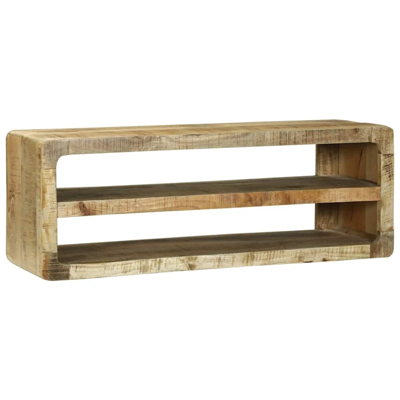 Meuble TV Industriel en Bois de Manguier 100 cm