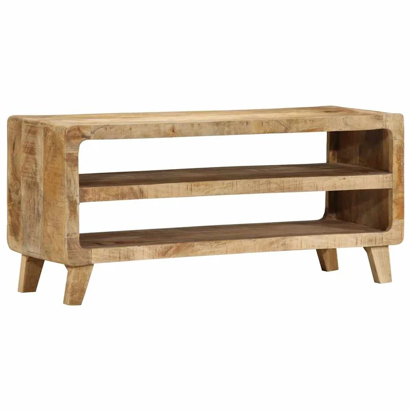 Meuble TV Scandinave en Bois de Manguier