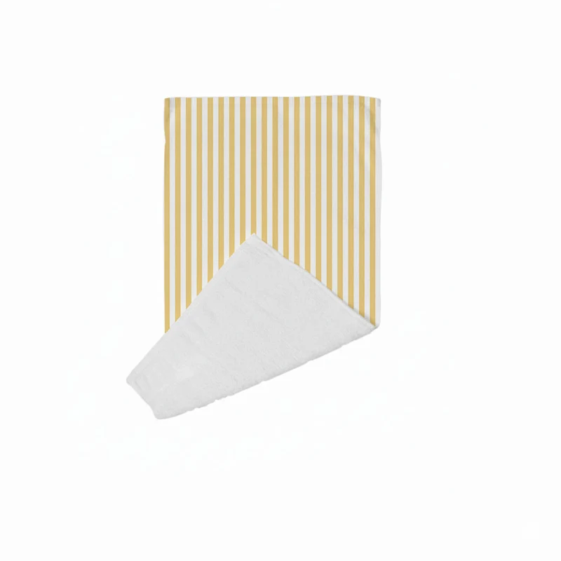 Serviette de plage personnalisée à fines rayures - Plusieurs tailles et couleurs disponibles