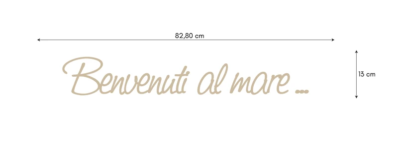 Commande personnalisée - Lettrage en bois