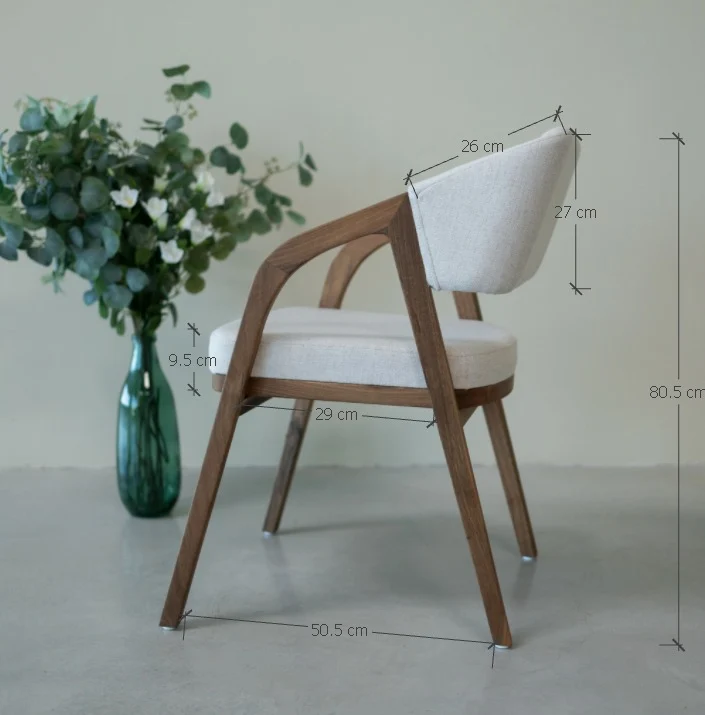 Chaise en chêne ou noyer massif SWEDEN | NordicStory
