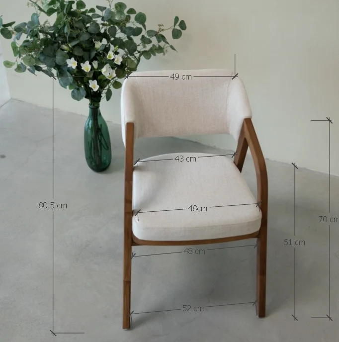 Chaise en chêne ou noyer massif SWEDEN | NordicStory