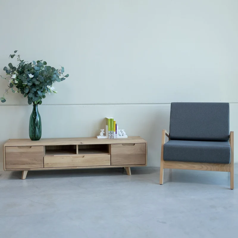 Meuble TV en bois massif SWEDEN 2 | NordicStory