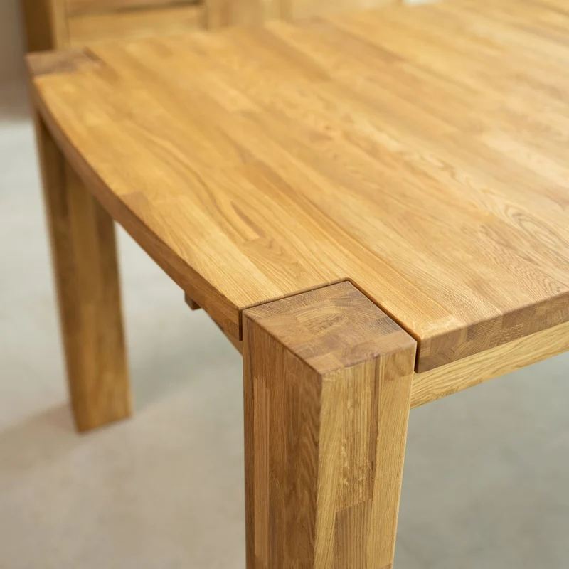 Table de salle à manger rectangulaire à rallonges en chêne BALDER, jusqu'à 5 m | NordicStory