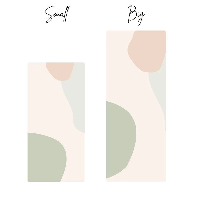 Tapis abstrait pour enfant - Nom personnalisable - Plusieurs couleurs et tailles disponibles