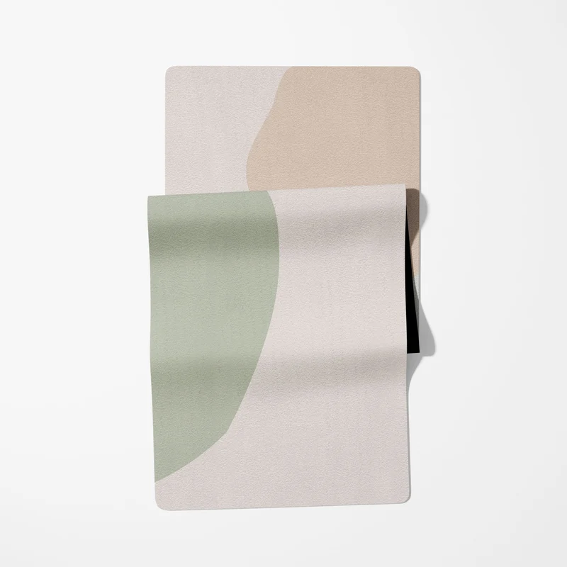 Tapis abstrait pour enfant - Nom personnalisable - Plusieurs couleurs et tailles disponibles