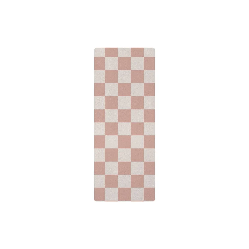 Tapis à carreaux pour enfants - Plusieurs couleurs et tailles disponibles - Prénom personnalisable