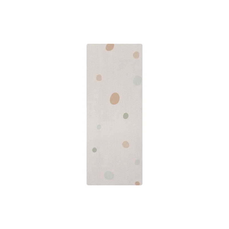 Tapis de chevet enfant à pois - Prénom personnalisable - Plusieurs couleurs et tailles disponibles