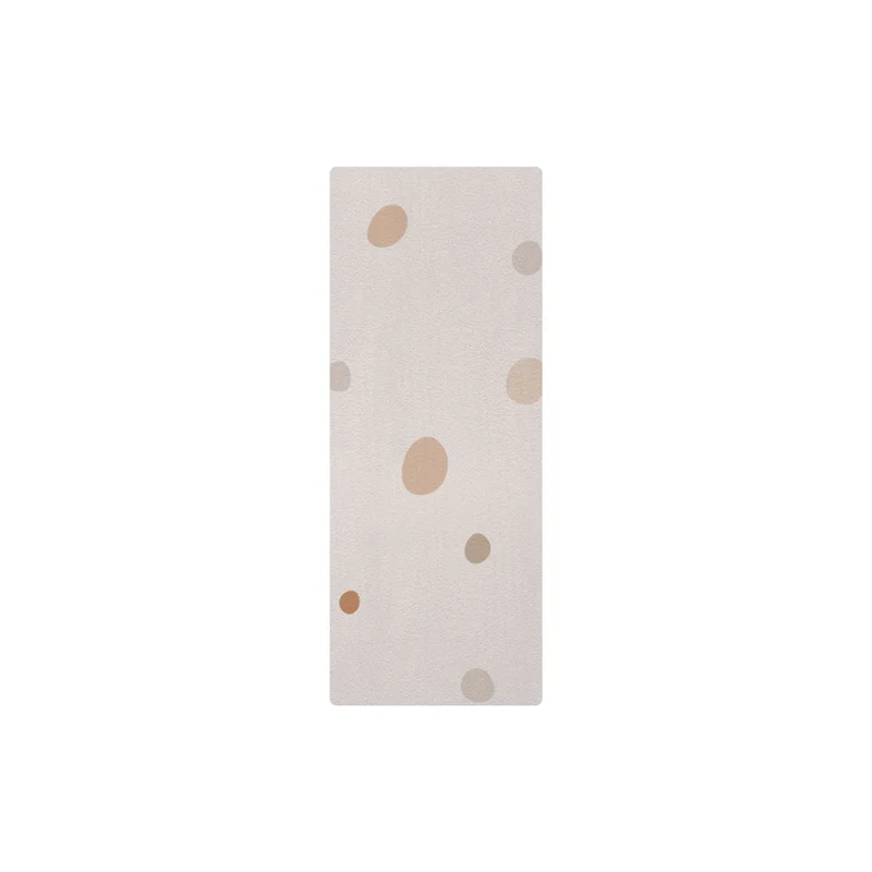Tapis de chevet enfant à pois - Prénom personnalisable - Plusieurs couleurs et tailles disponibles
