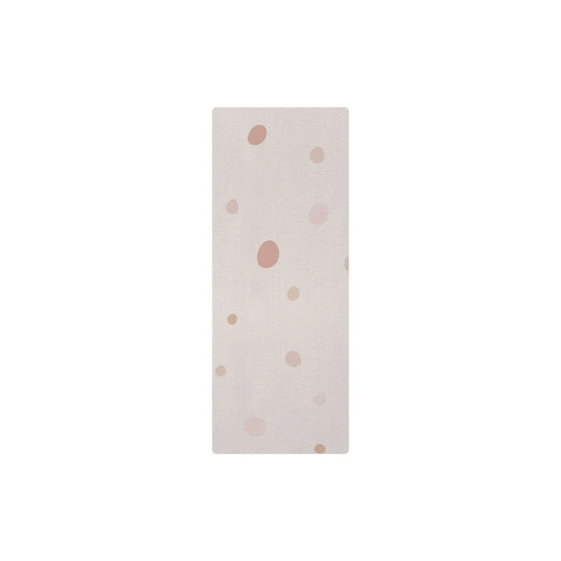 Tapis de chevet enfant à pois - Prénom personnalisable - Plusieurs couleurs et tailles disponibles