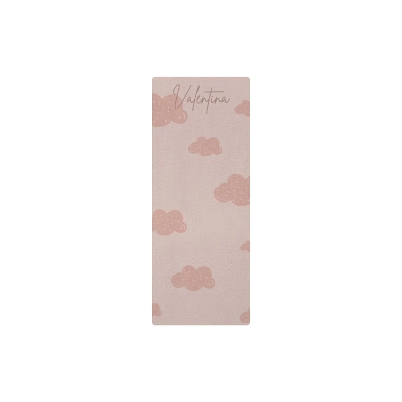 Tapis de chevet Nuages ​​- Nom personnalisable - Plusieurs couleurs et tailles disponibles