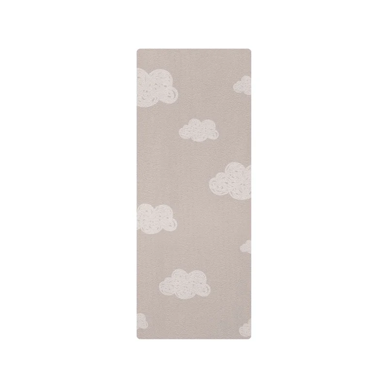 Tapis de chevet Nuages ​​- Nom personnalisable - Plusieurs couleurs et tailles disponibles