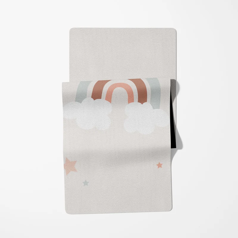 Tapis de chevet licorne pour enfant - Nom personnalisable - Plusieurs modèles et tailles disponibles