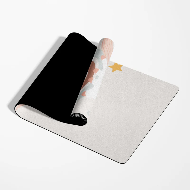 Tapis de chevet licorne pour enfant - Nom personnalisable - Plusieurs modèles et tailles disponibles