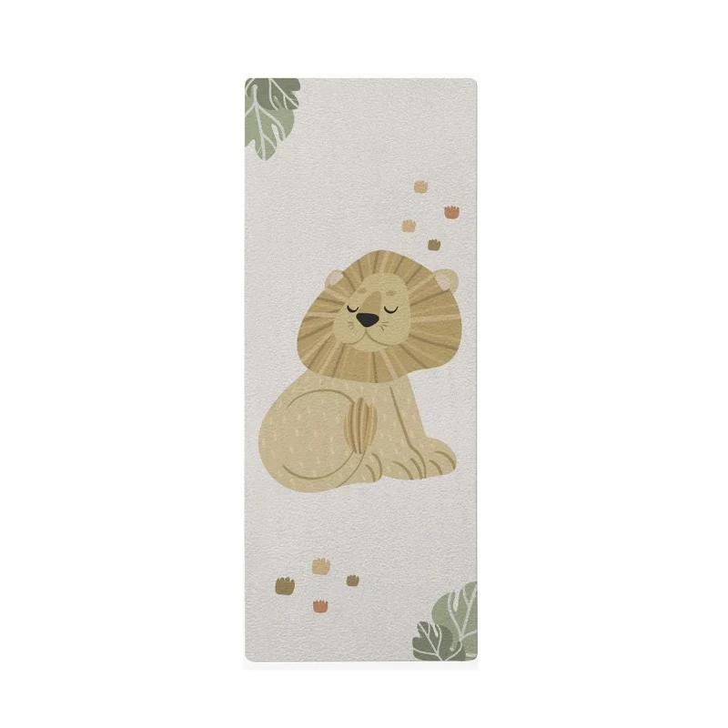 Tapis d'éveil Lazy Jungle pour enfants - Nom personnalisable - Plusieurs motifs et tailles disponibles