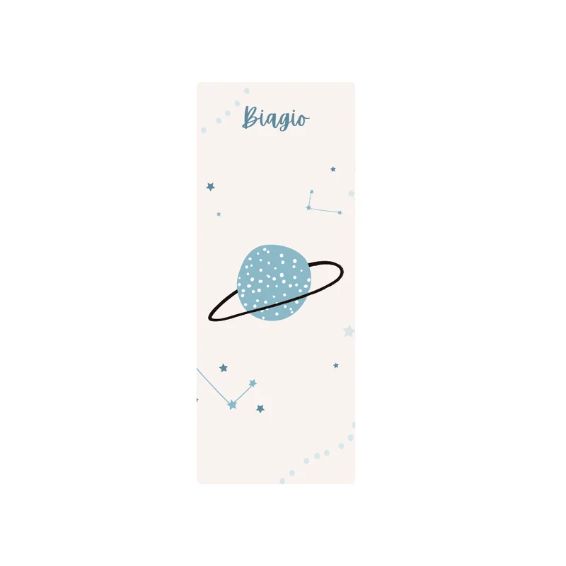Tapis de chevet enfant Space - Nom personnalisable - Plusieurs motifs et tailles disponibles