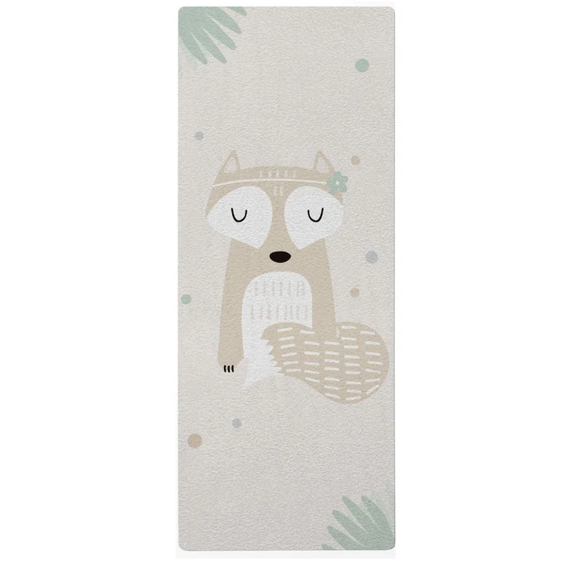 Tapis de chevet enfant Woodland Friends - Nom personnalisable - Plusieurs motifs et tailles disponibles