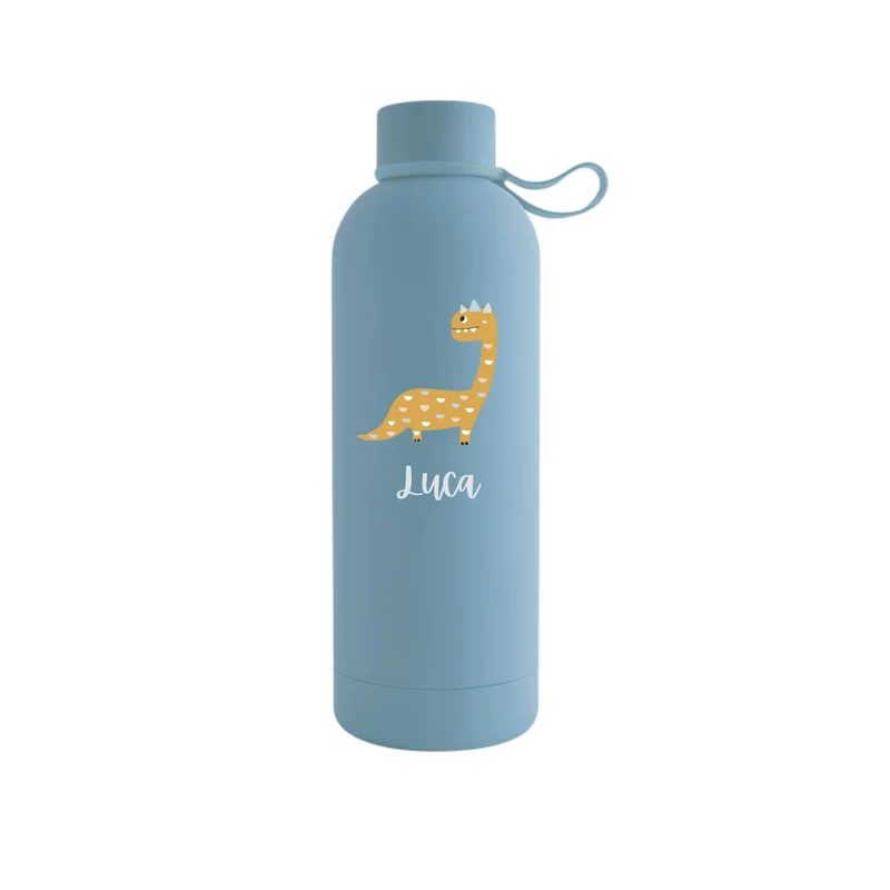 Gourde isotherme personnalisée dinosaure pour enfants 500 ml – Plusieurs modèles disponibles