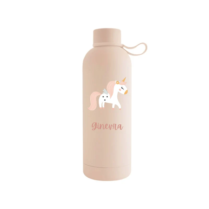 Gourde isotherme licorne personnalisée pour enfants 500 ml – Plusieurs modèles disponibles
