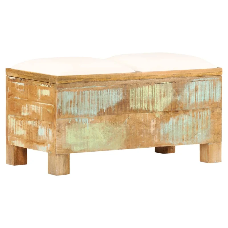 Banc Industriel en Bois Massif Fait Maison