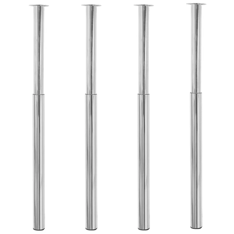 Pieds De Table Télescopiques 4 Pcs 710 Mm - 1100 Mm