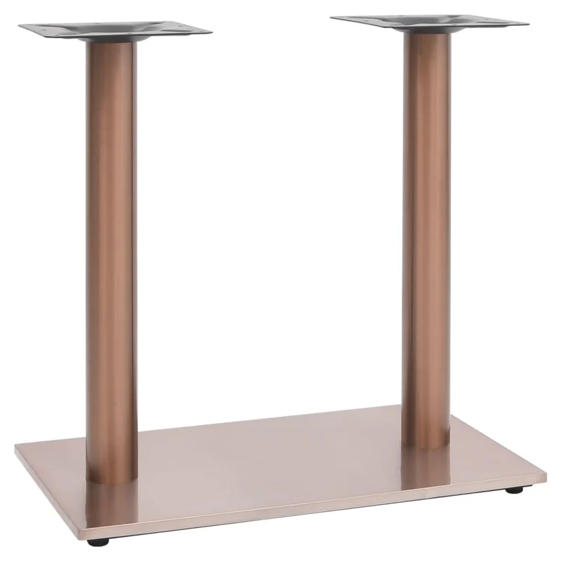 Pied De Table De Bistro Laiton Acier Inoxydable Doré