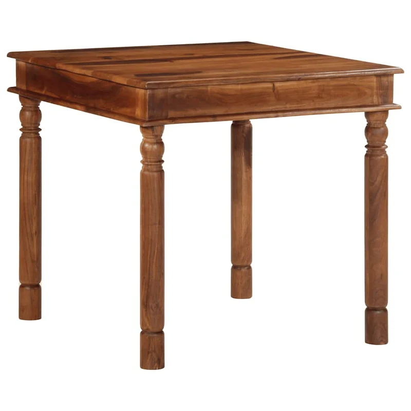 Table Industrielle Ancienne en Bois d'Acacia
