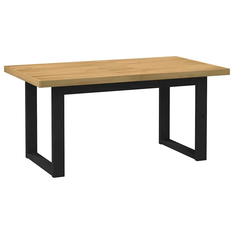 Table Industrielle Rectangulaire en Bois Massif