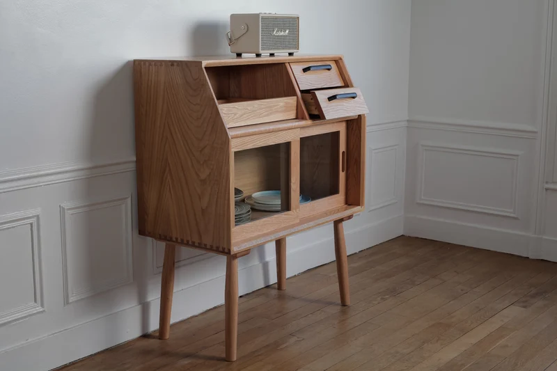 Buffet Meddy en bois de chêne massif