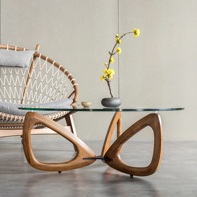 Table basse En Verre Pétale