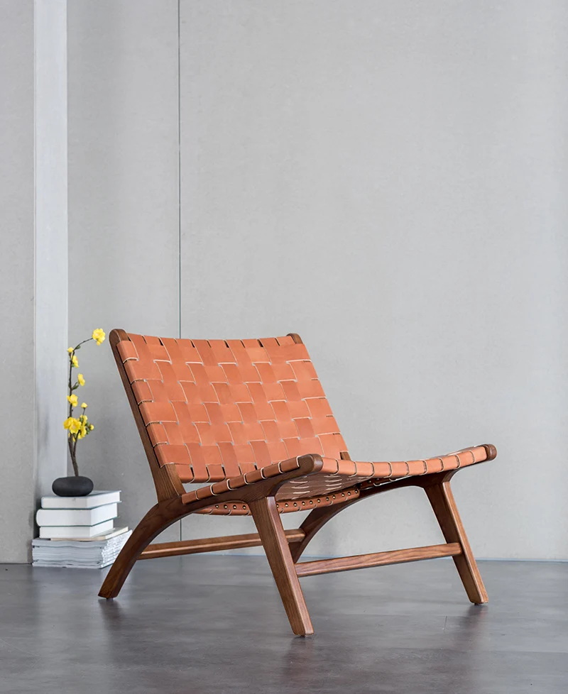 Chaise Lounge Maans en simili cuir