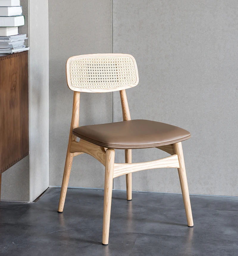 Lot de 2 chaise Imans rembourrées en cuir PU