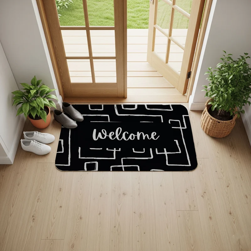 Paillasson Balance - Plusieurs couleurs et tailles disponibles - Texte personnalisable