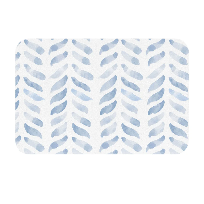 Paillasson à chevrons - Plusieurs tailles disponibles - Texte personnalisable