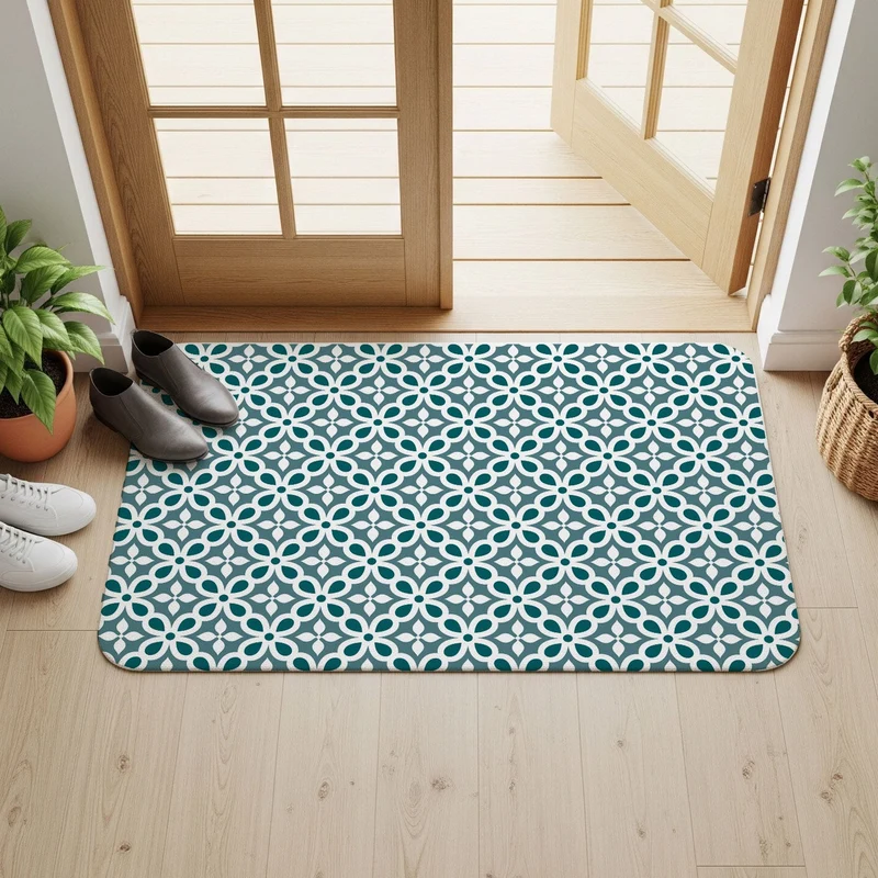 Tapis de porte mosaïque - Plusieurs couleurs et tailles disponibles - Personnalisable