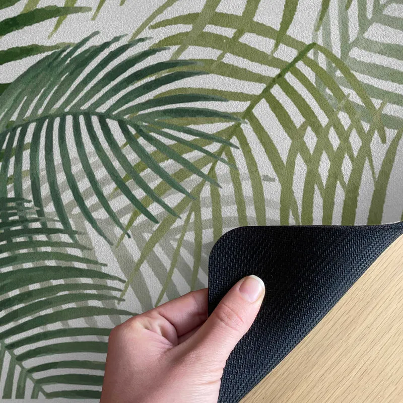 Tapis de porte aquarelle tropicale - Plusieurs tailles disponibles - Personnalisable