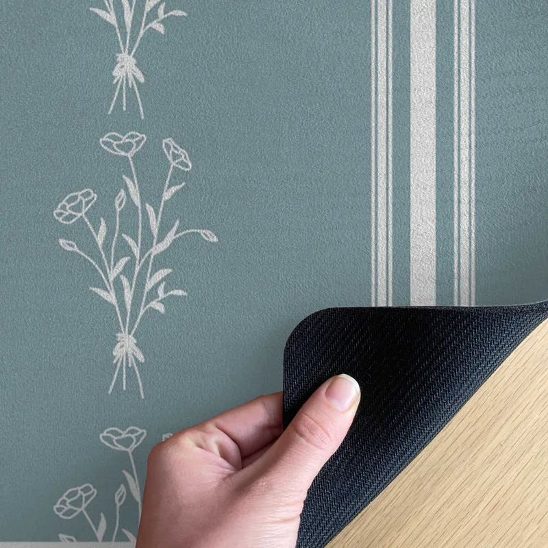 Paillasson Guirlande de Fleurs - Plusieurs couleurs et tailles disponibles - Personnalisable