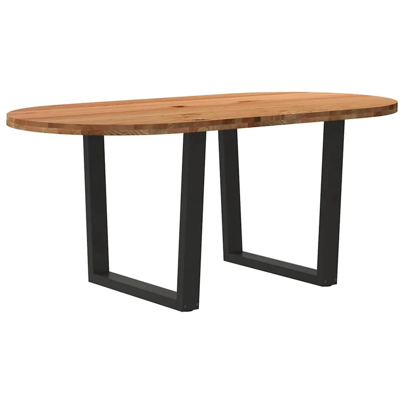 Table Ovale en Chêne Massif de 240 Cm