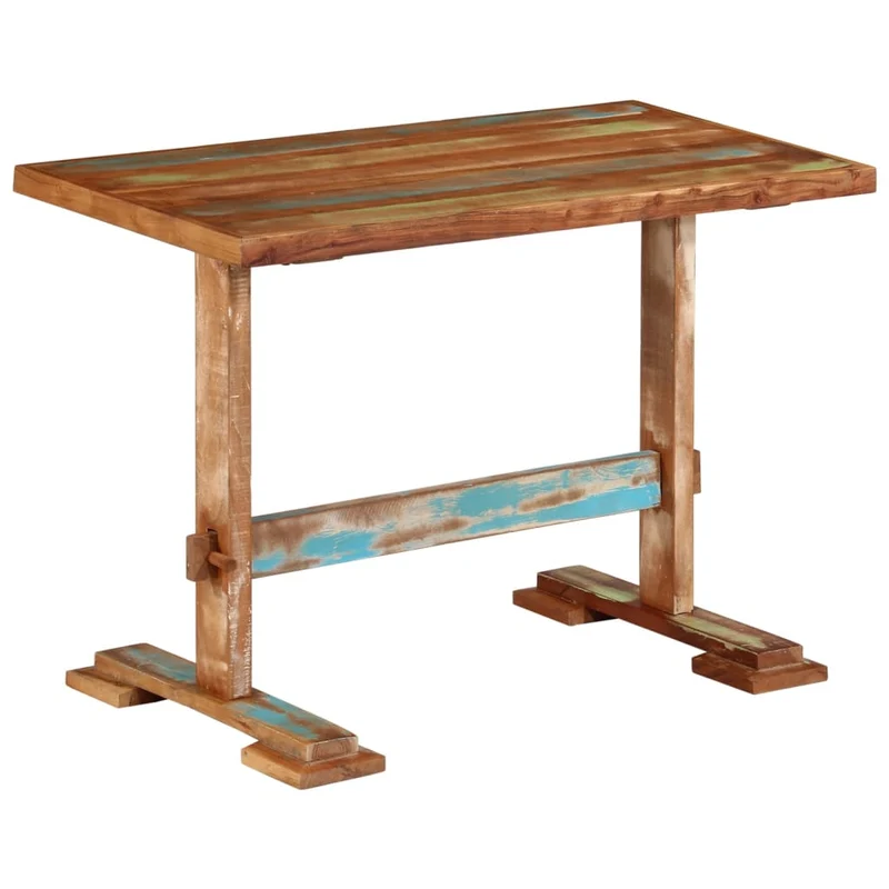 Table Industrielle Fait Maison en Bois de Récupération