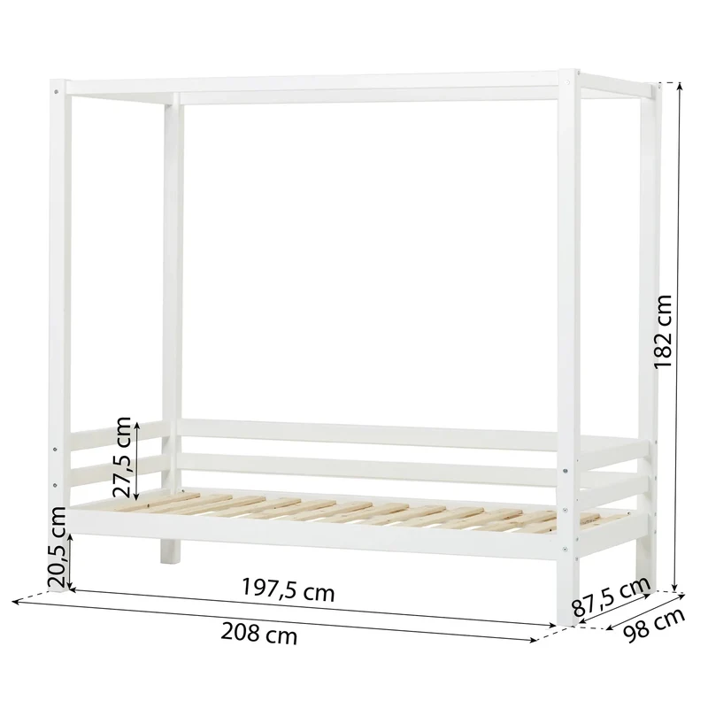 Lit à baldaquin Hoppekids ECO Dream 90x200 cm - Autres modèles disponibles