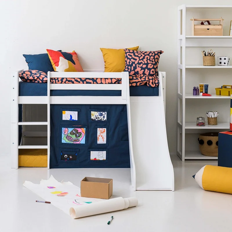 Lit mezzanine Hoppekids ECO Dream avec toboggan - Plusieurs tailles disponibles
