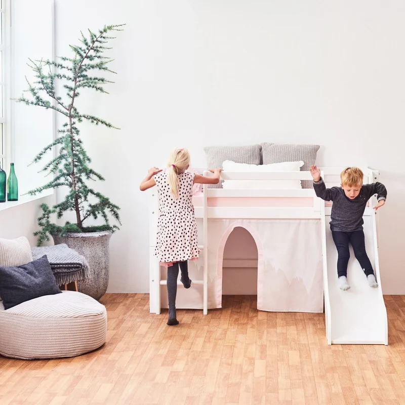 Lit mezzanine Hoppekids ECO Dream avec toboggan - Plusieurs tailles disponibles