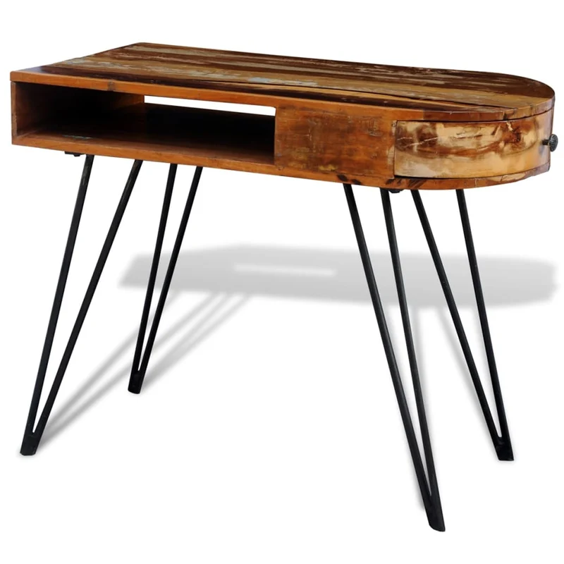 Bureau Industriel en Bois de Récupération