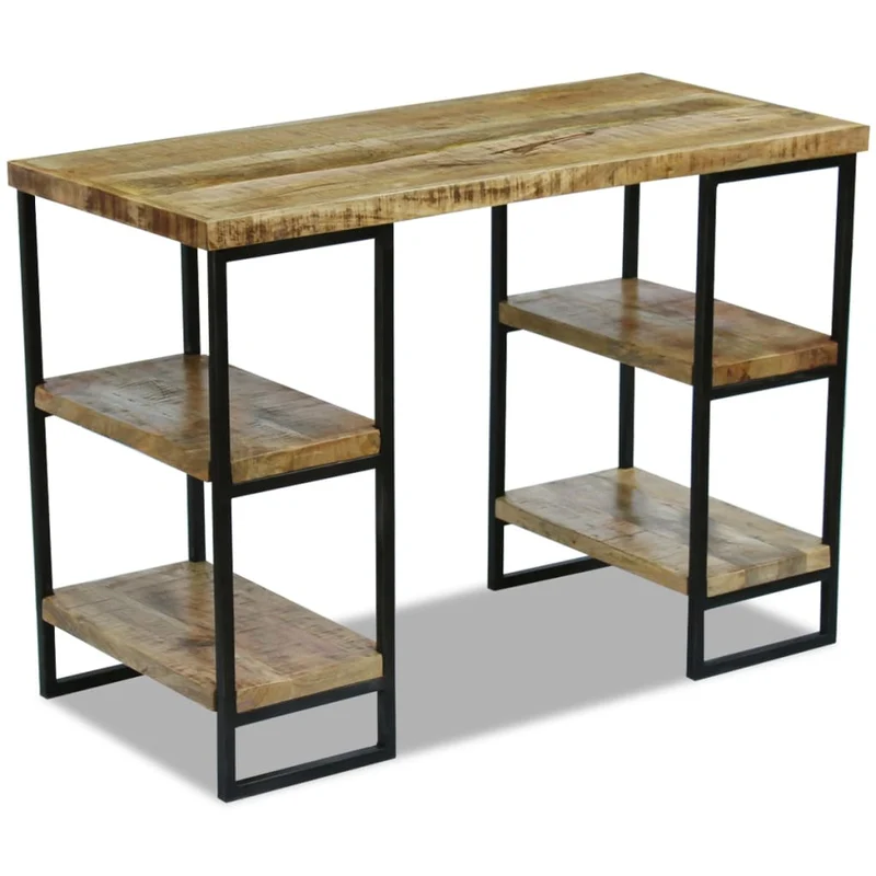 Bureau Style Industriel avec Rangement
