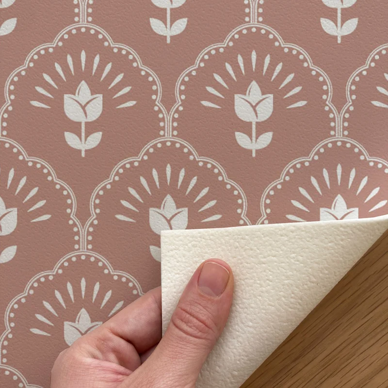 Tapis en vinyle Quiet Posy - Plus de tailles et de couleurs disponibles